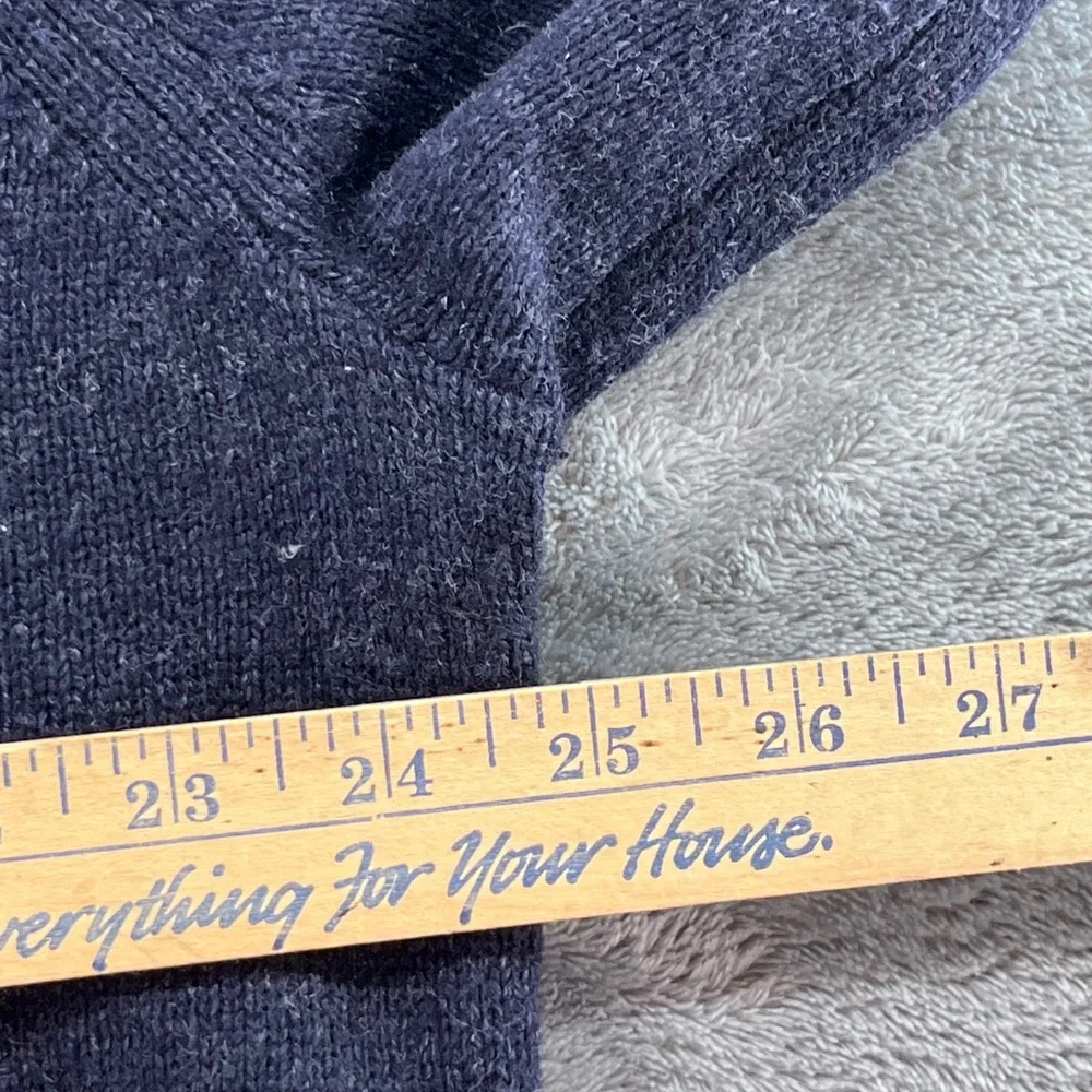 Jos A Bank Reserve Mens XXL Navy Lambswool Shawl Collar Sweater RN 31608